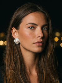 NOVA CIRCLE STATEMENT EARRINGS model