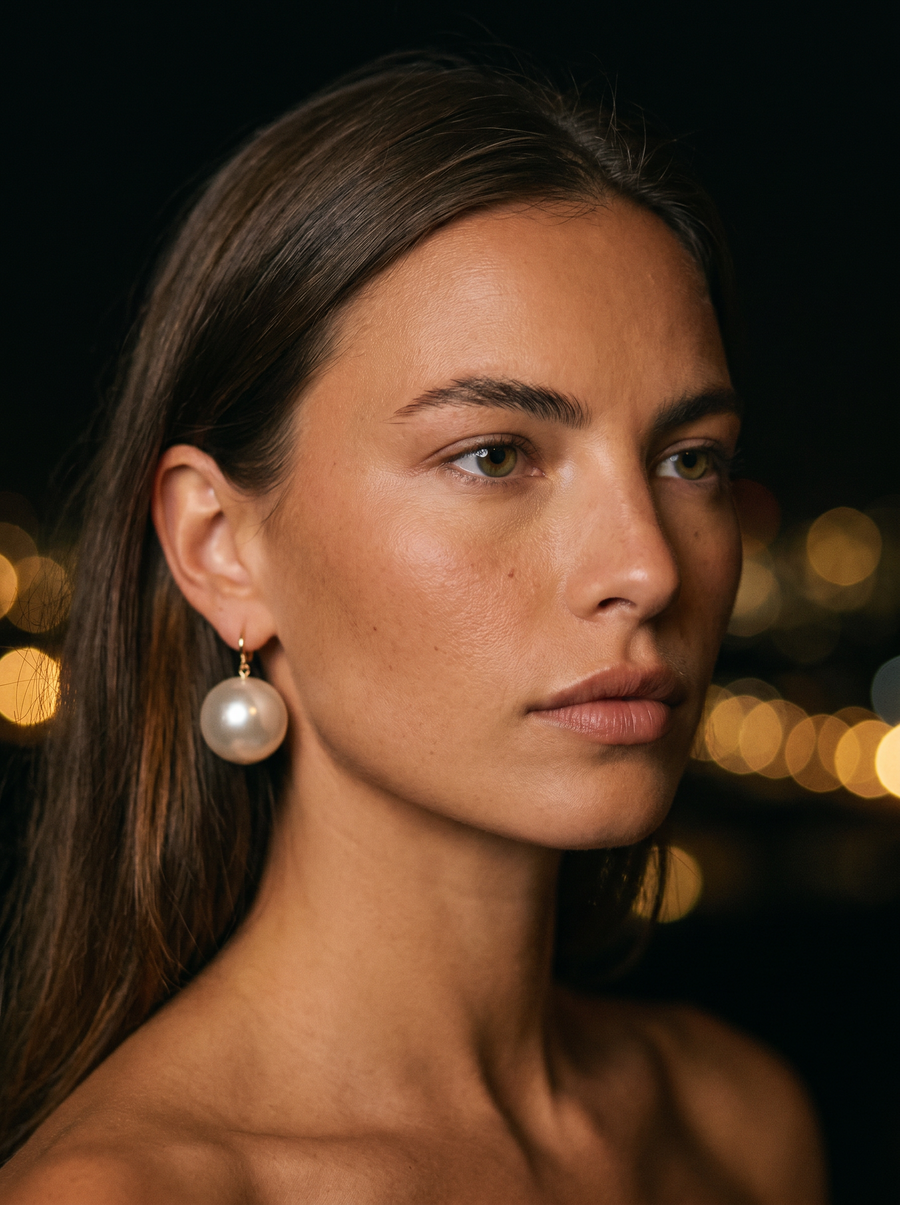 NATASHA PEARL DROP front