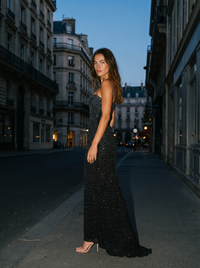 LORA MAXI DRESS Black sfeer 2