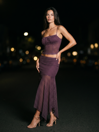 MARLOWE RUCHED MIDI SET side