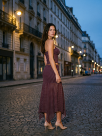 MARLOWE RUCHED MIDI SET sfeer 2