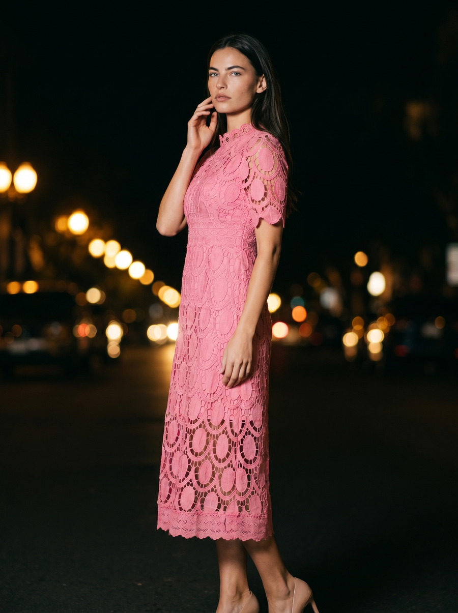 ROSALIE LACE Pink side
