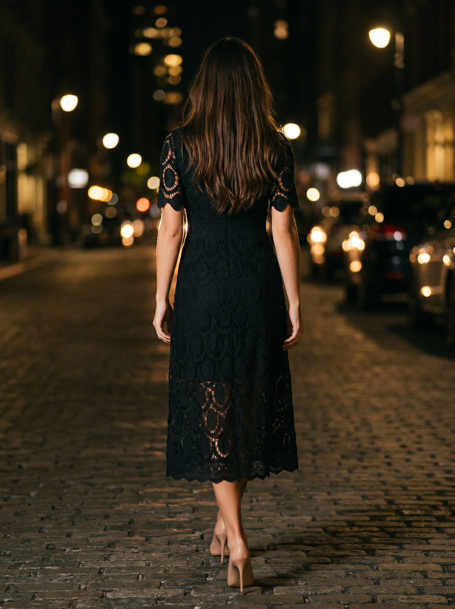 ROSALIE LACE Black back