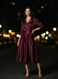 HELENA Burgundy front