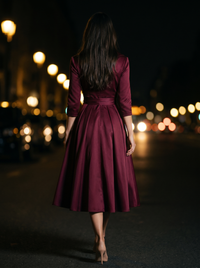 HELENA Burgundy back