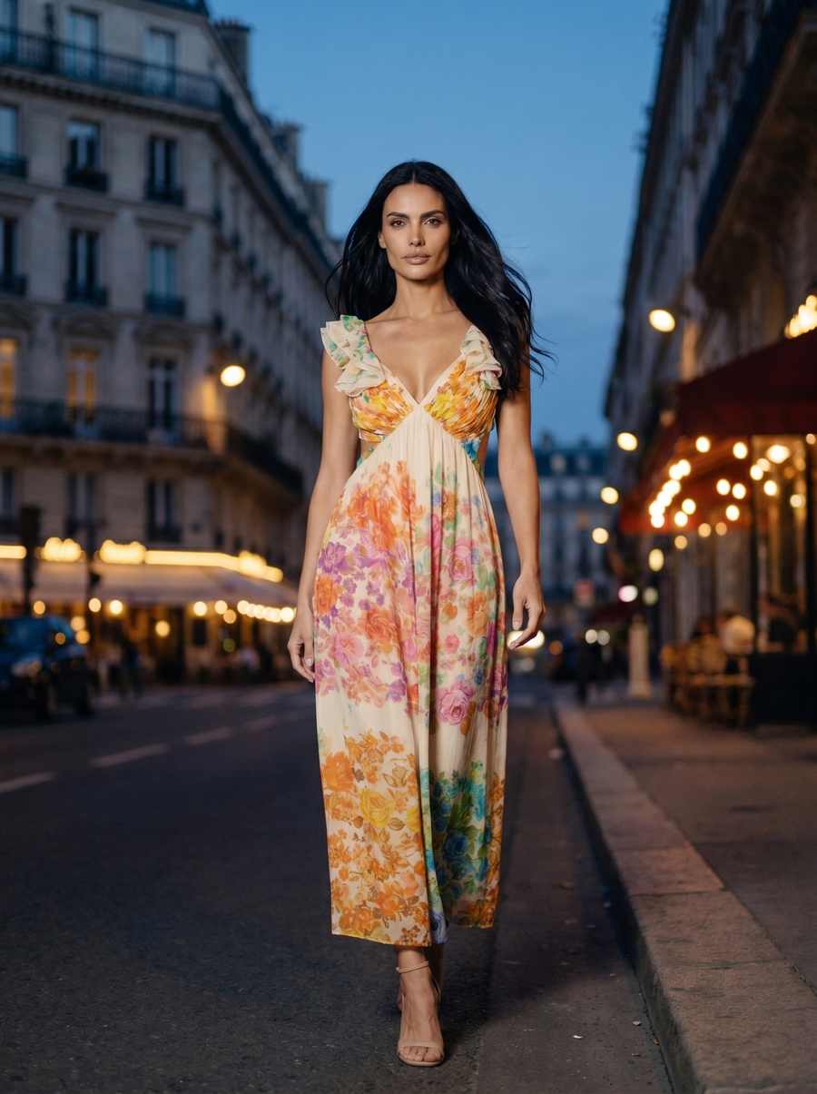 FLORA MAXI DRESS sfeer 1