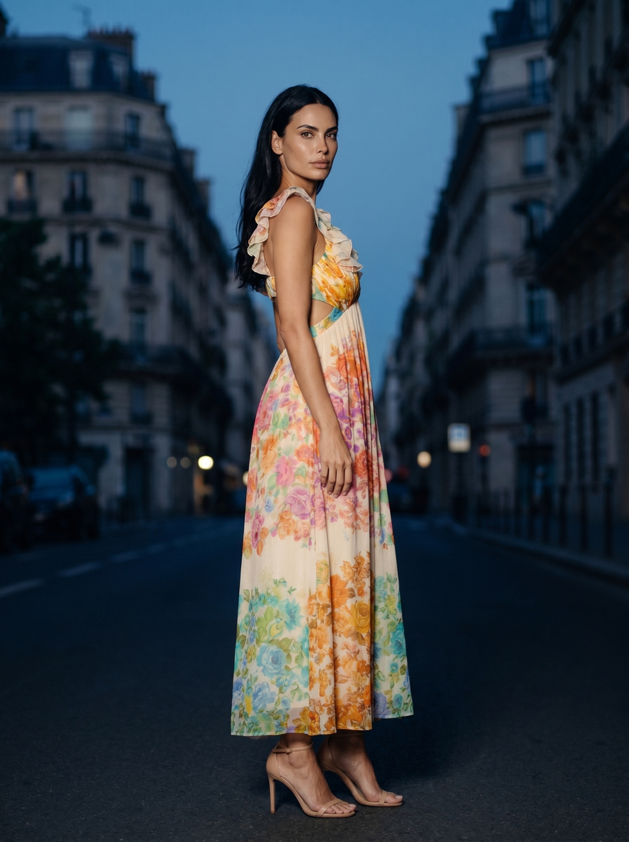 FLORA MAXI DRESS sfeer 2