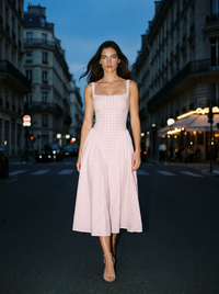 CHERY Blush Gingham sfeer