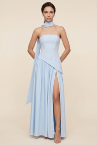 RILEY MAXI DRESS Baby Blue front