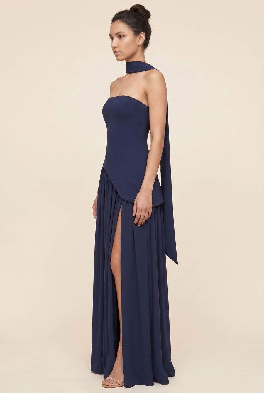 RILEY MAXI DRESS Dark Blue side