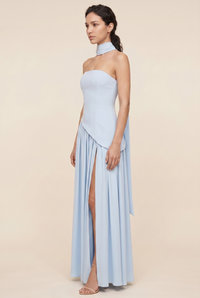 RILEY MAXI DRESS Baby Blue side