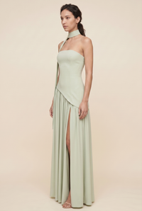 RILEY MAXI DRESS Light Green side