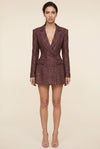 Plum Brown Sparkle