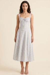 JADE MAXI DRESS Blue front