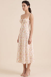 JADE MAXI DRESS Lemon Meadow side