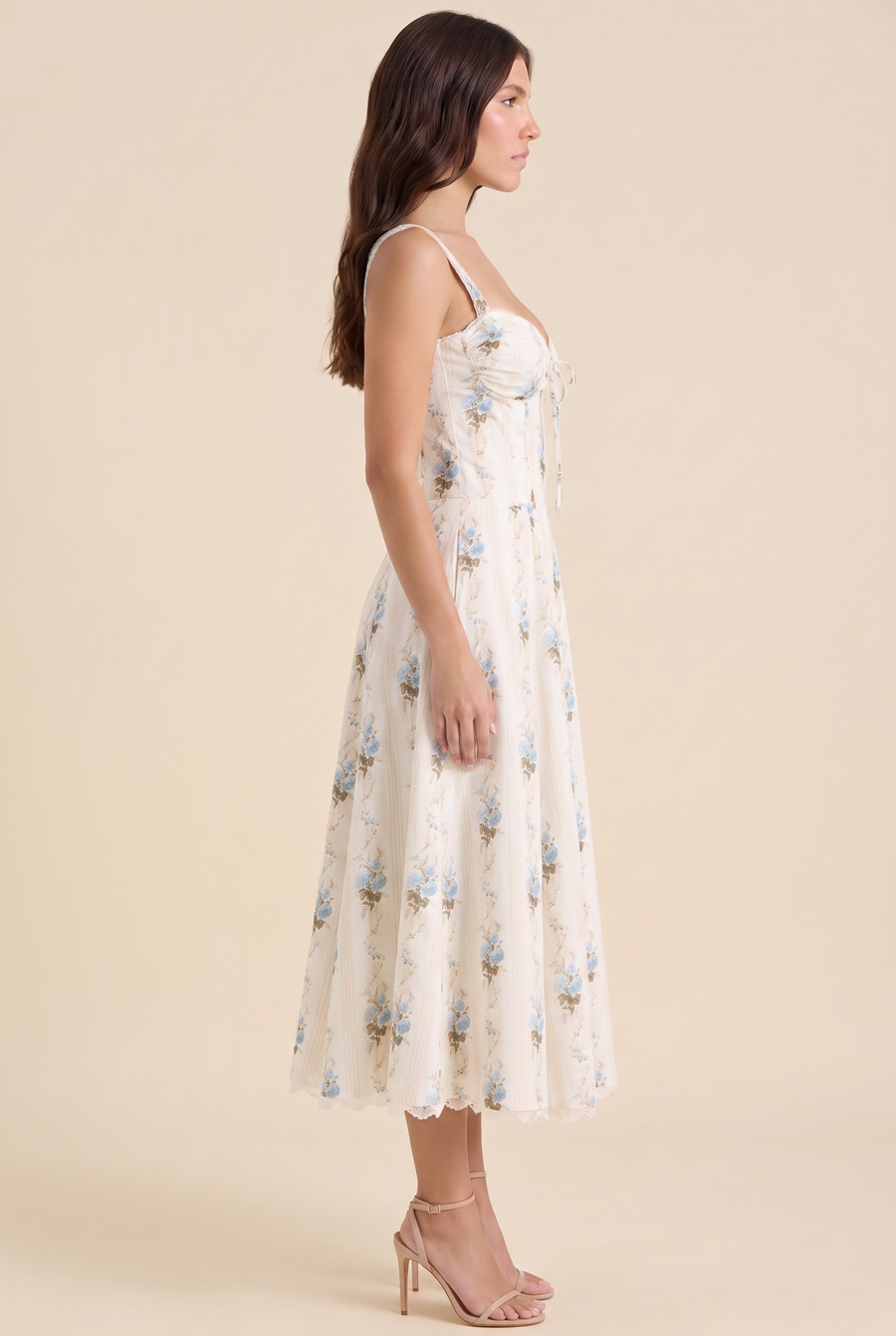 JADE MAXI DRESS Ivory Blossom side