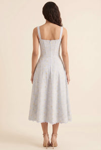 JADE MAXI DRESS Blue back