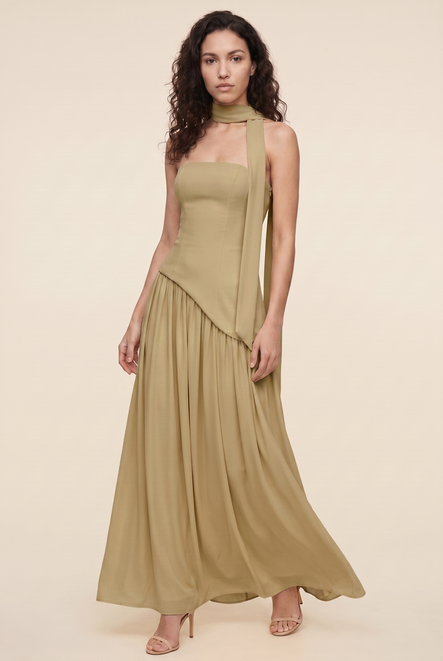 Nylah Khaki front