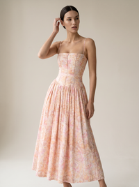 FLORAL v2 Peach Blossom pose
