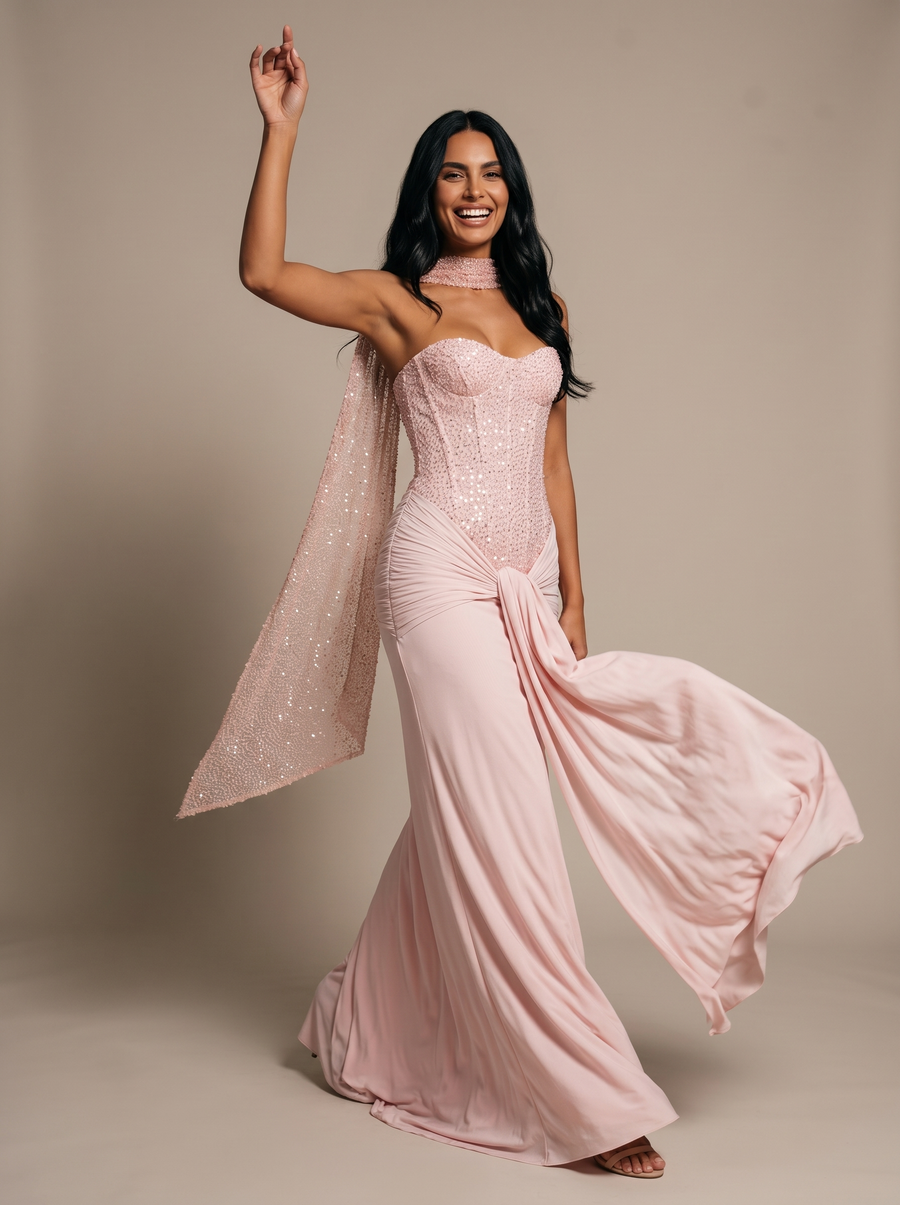 Pink pose2