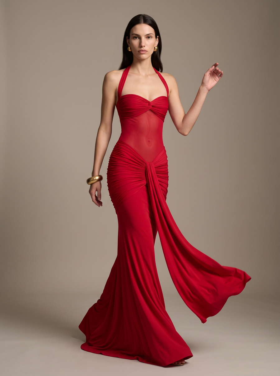 Red pose2