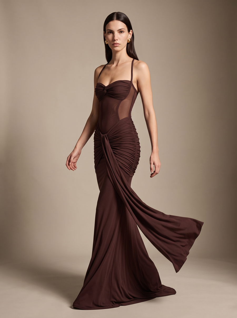 Plum Brown pose1