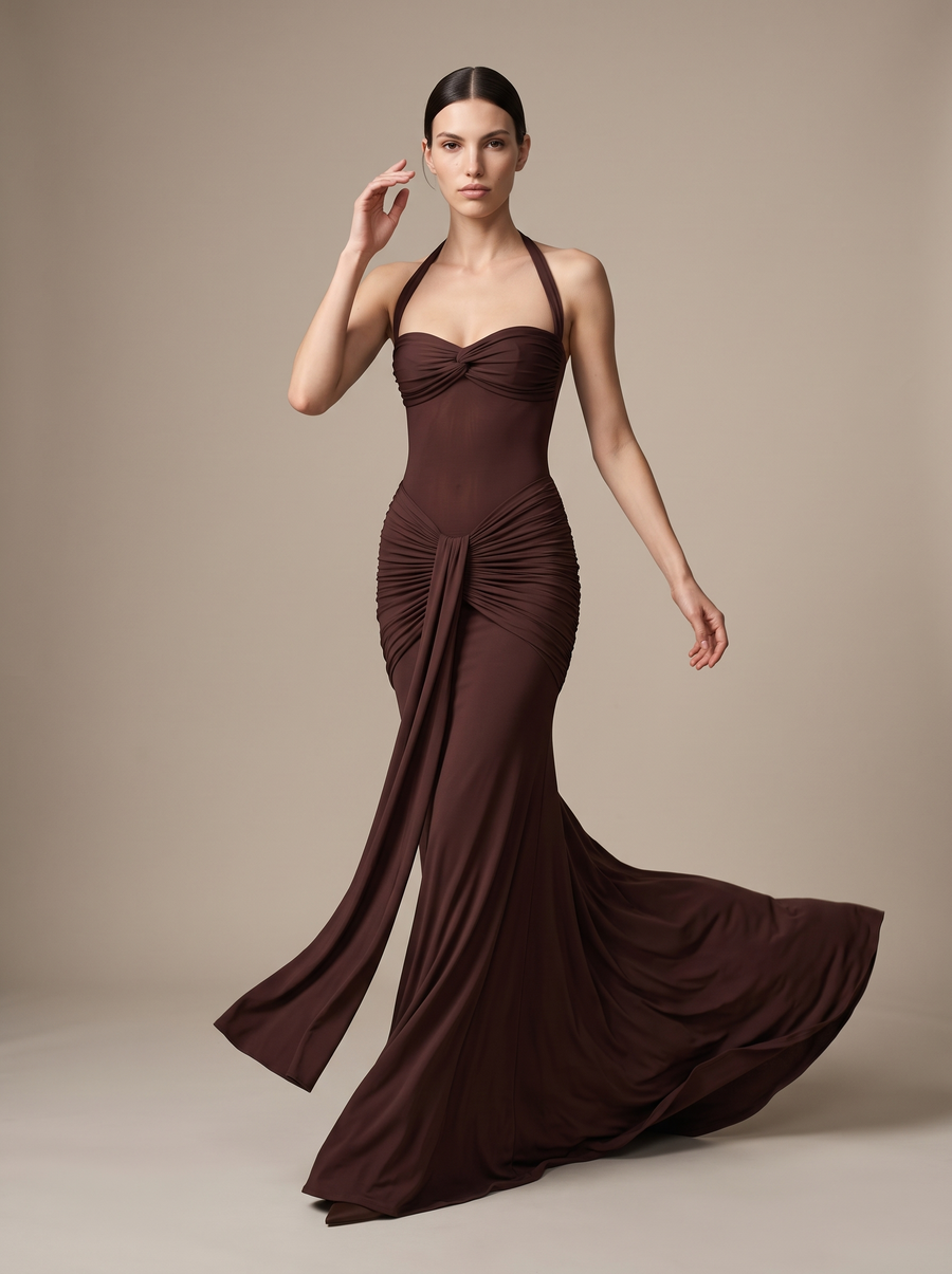 Plum Brown pose2