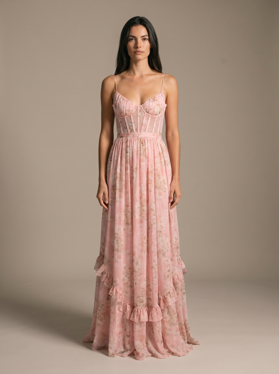 Amira Blush Garden front