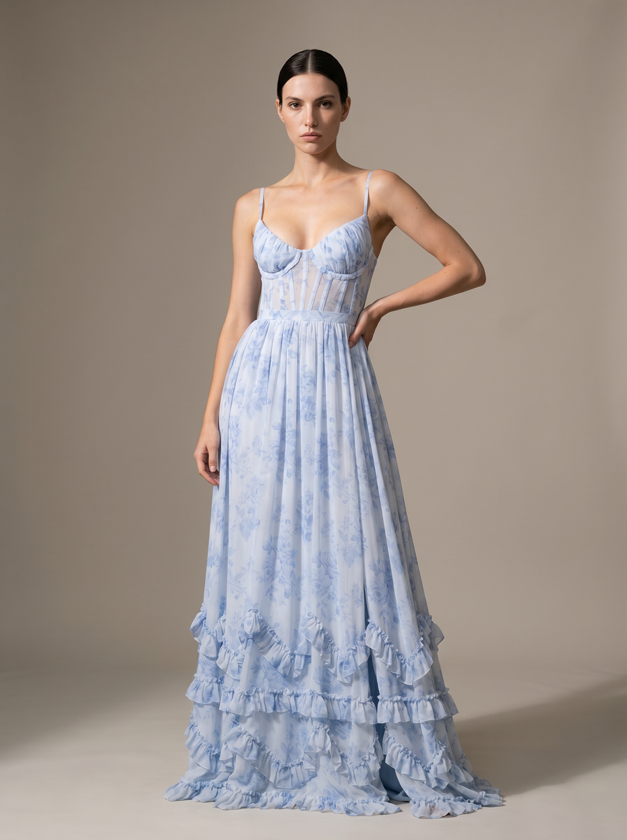 Amira Powder Blue pose1