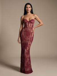 Savannah Burgundy pose1