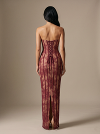 Savannah Burgundy back