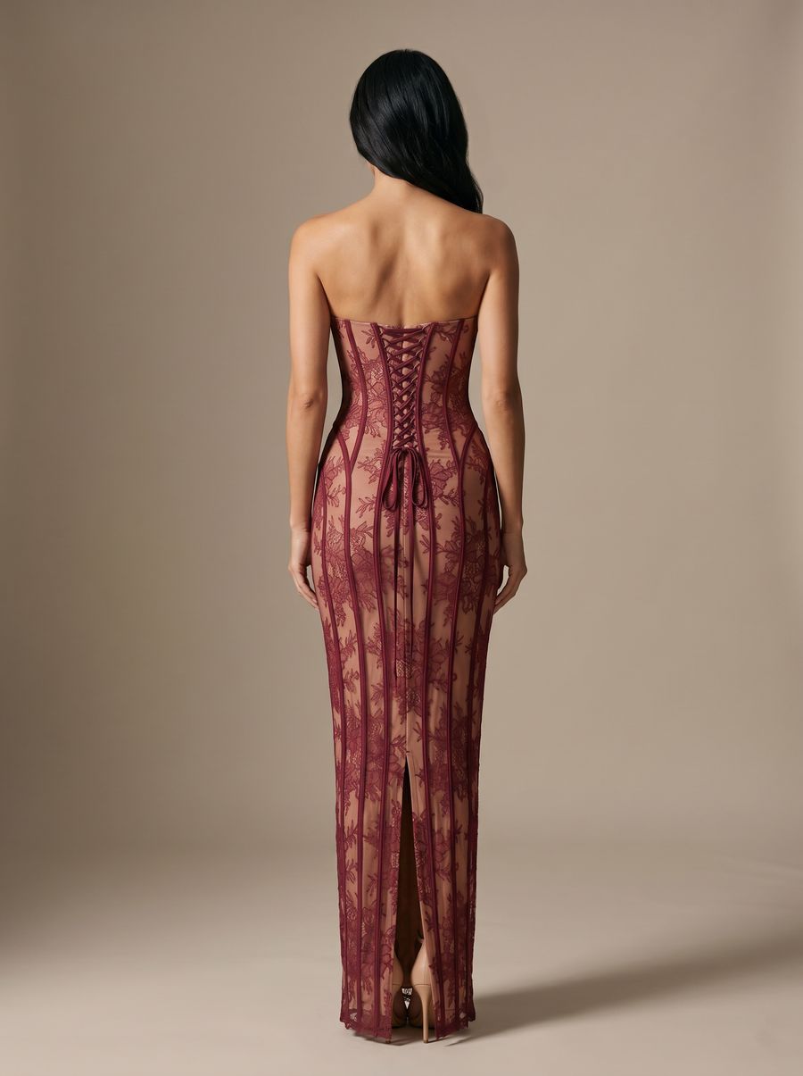 Savannah Burgundy back
