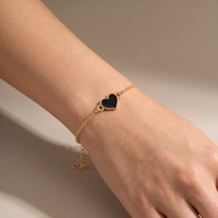 Alira Golden Bracelet on wrist