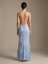 Lydia Glacier Blue studio back