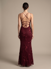 Lydia Burgundy studio back