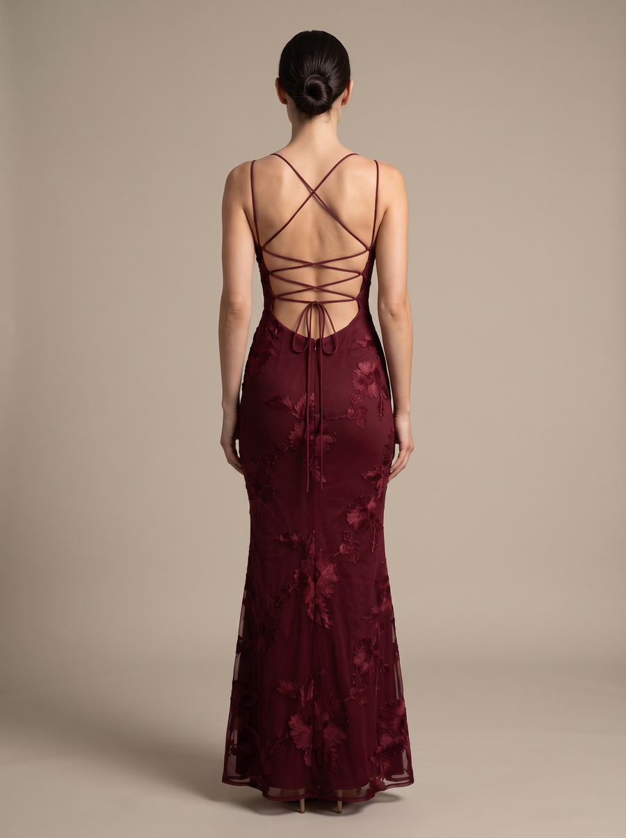Lydia Burgundy studio back
