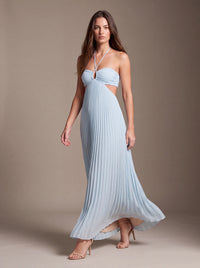 SIENNA MAXI DRESS Sky Mist studio pose 1