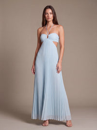 SIENNA MAXI DRESS Sky Mist studio pose 2