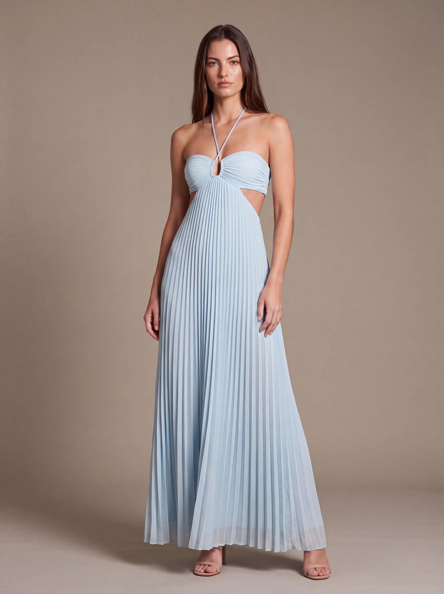 SIENNA MAXI DRESS Sky Mist studio pose 2