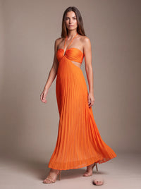 SIENNA MAXI DRESS Sunset Ember studio pose 1
