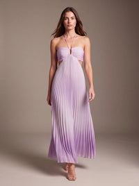 SIENNA MAXI DRESS Lilac studio pose 1