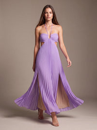 SIENNA MAXI DRESS Lavender Aura studio pose 1