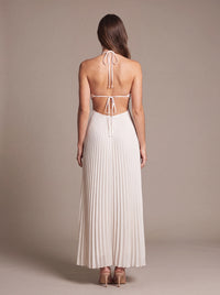 SIENNA MAXI DRESS White Ivory studio back