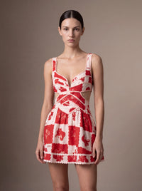 NASHI MINI DRESS Red studio zoom