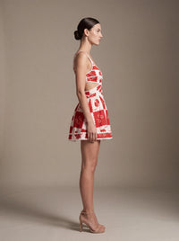 NASHI MINI DRESS Red studio side