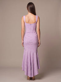 CAROL MAXI DRESS Purple studio back