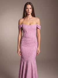 CAROL MAXI DRESS Pink studio zoom