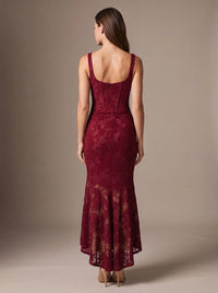 CAROL MAXI DRESS Red studio back