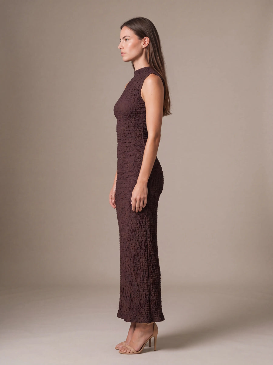 Cara Plum Brown Studio Side