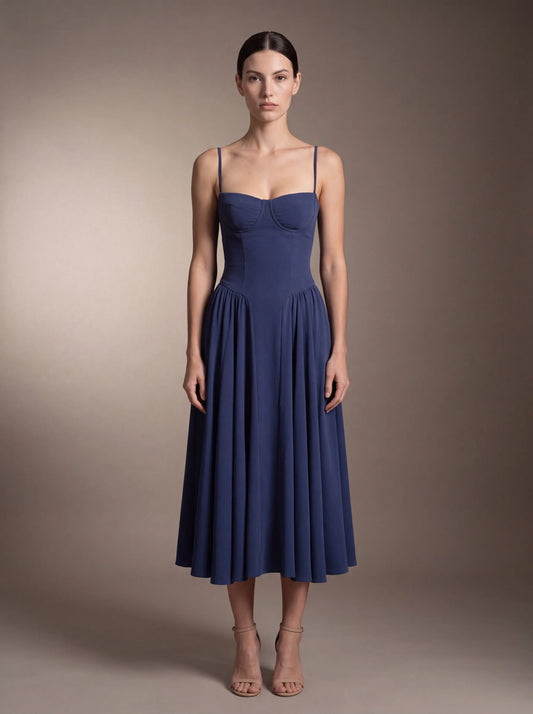 Bea Midnight Blue Studio Front